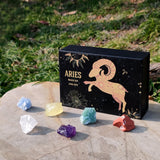Aries Zodiac Crystals Gift Set