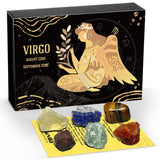 Virgo Zodiac Crystals Gift Set