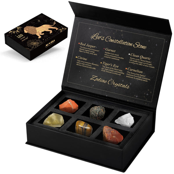 Leo Birthday Gift: Zodiac Crystal Gift Box | AOVILA