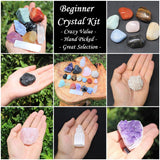 Beginners Crystal Kit 20pcs Healing Crystals and Stones