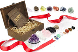 Aovila Healing Crystals Set for Beginners 20pcs Healing Chakra Stones Gift