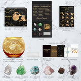 Aquarius Zodiac Crystals & Candle Holder Gift Set