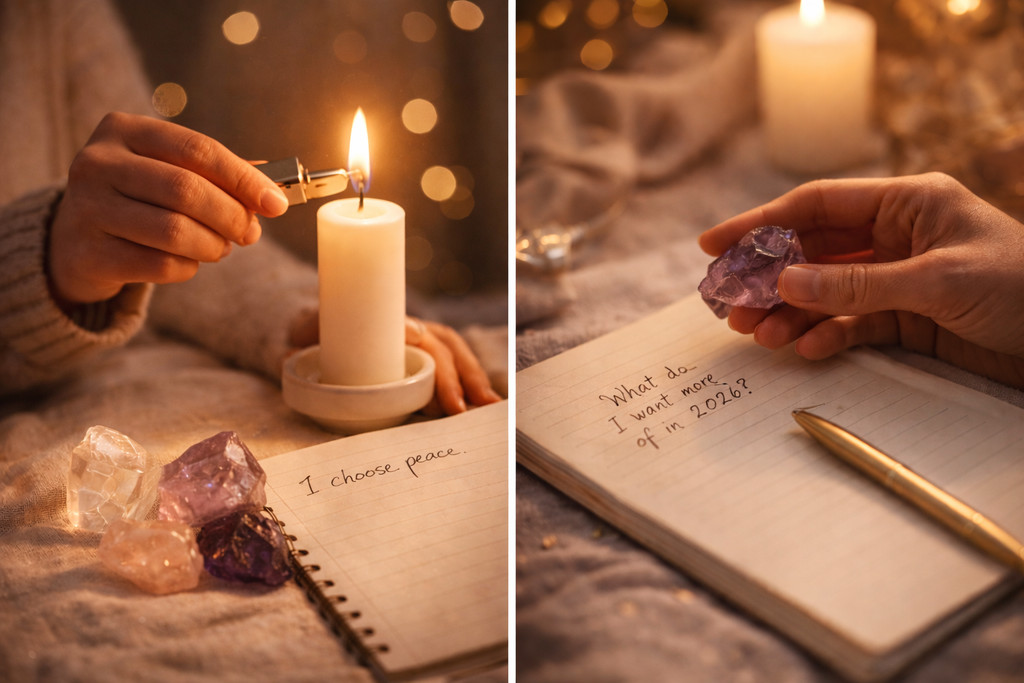 A Gentle New Year Reset for 2026: Candlelight, Crystals & Soft Beginnings