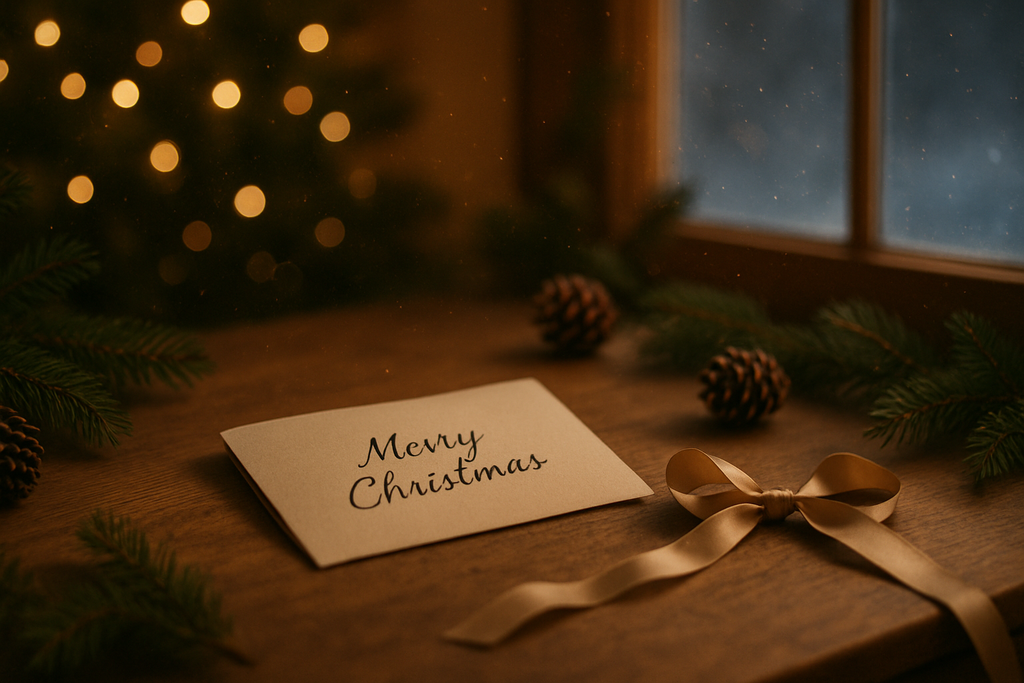 Build a Christmas Gift Box in 3 Steps: Stone + Scent + Message