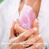 AOVILA Natural Rose Quartz Raw Crystals 1.6-2"