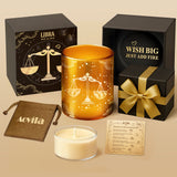AOVILA Libra Vanilla Scented Candles Birthday for Women