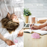 AOVILA Natural Rose Quartz Raw Crystals 1.6-2"