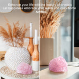 AOVILA Natural Rose Quartz Raw Crystals 1.6-2"