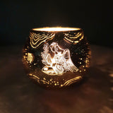 Virgo Zodiac Candle Holder Gold Candle Holder