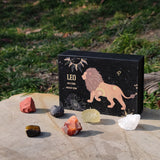 Leo Zodiac Crystals Gift Set