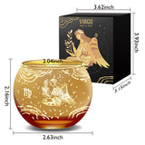 Virgo Zodiac Candle Holder Gold Candle Holder