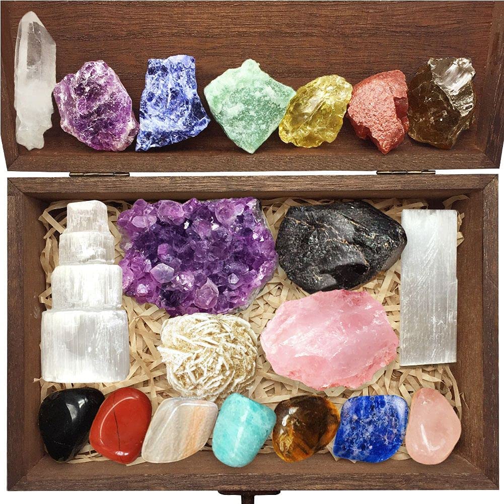 Aovila Crystals - 20 PCS Healing Crystals Set for Beginners – AOVILA