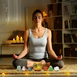 Cancer Zodiac Crystals & Candle Holder Gift Set