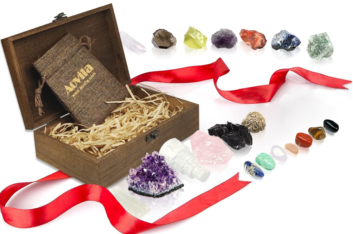 Aovila Crystals - 20 PCS Healing Crystals Set for Beginners – AOVILA